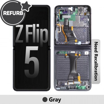 Samsung Galaxy Z Flip5 5G F731B REFURB OLED Screen Replacement-Gray