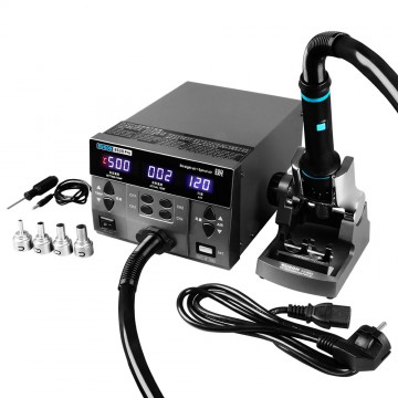 SUGON 8630 Pro Hot Air Gun BGA Desoldering Rework Station (New Upgrade - Pluggable Handle)