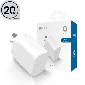 iQuick 20W PD3.0 USB-C Charging Adapter