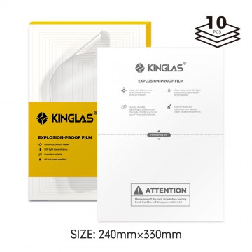 Kinglas 0.18mm EPU HD Hydrogel Film For Cutting Machine (240*330mm, 10PCS)