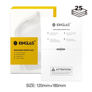 Kinglas 0.18mm EPU HD Hydrogel Film For Cutting Machine (120*180mm, 25PCS)