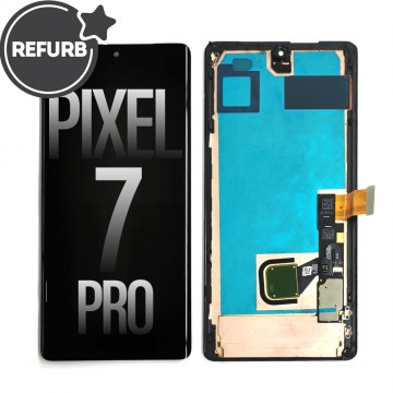 REFURB OLED Screen Digitizer with Frame and Fingerprint for Google Pixel 7 Pro