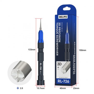 RELIFE RL-726 3D Precision Torque Screwdriver 2.5 Cross Screws