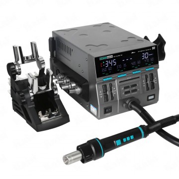 SUGON 8650 3-Mode Intelligent Hot Air Gun BGA Desoldering Rework Station (New Upgrade - Pluggable Handle)