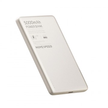 MOVE SPEED S5 Ultra-thin Titanium Magnetic Power Bank 5000mAh PD20W (YSPBS05)