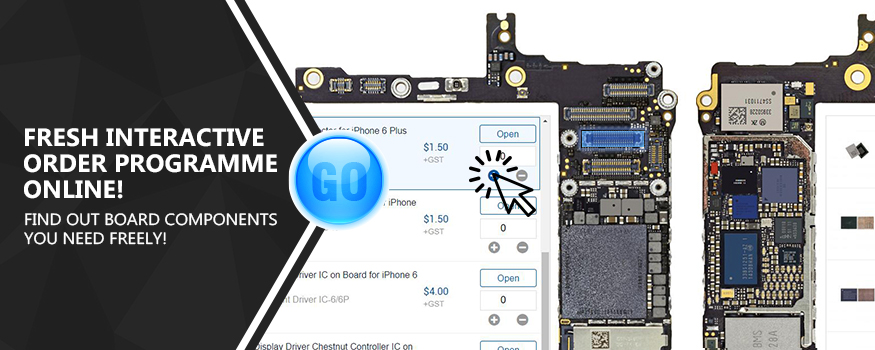 iPhone Board Components IC Chips and Connectors for Professional Board Repair